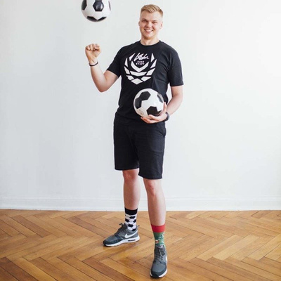 Many Mornings Socks Football Fan