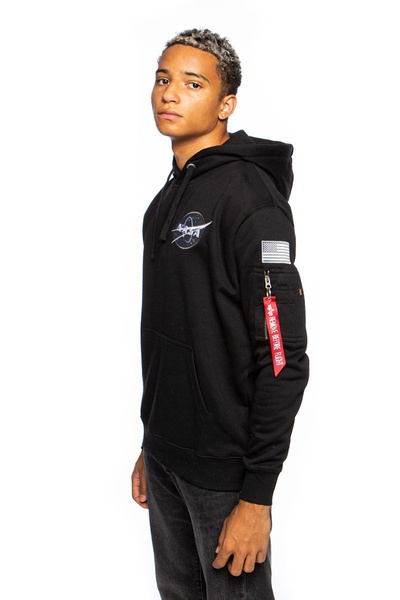 Bluza Alpha Industries Space Shuttle Hoody czarna