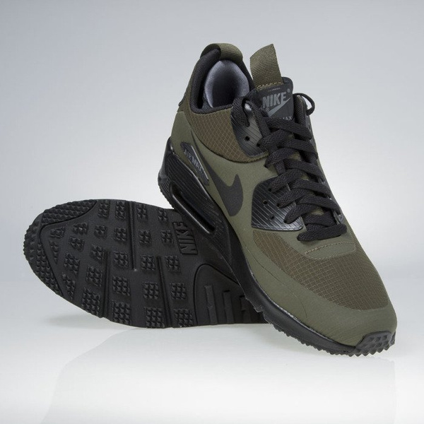 Sneakers buty zimowe Nike Air Max 90 Mid Winter dark loden / black-dark grey 806808-300