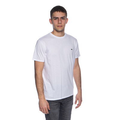 Lacoste Men's Crew Neck Pima Cotton T-Shirt white