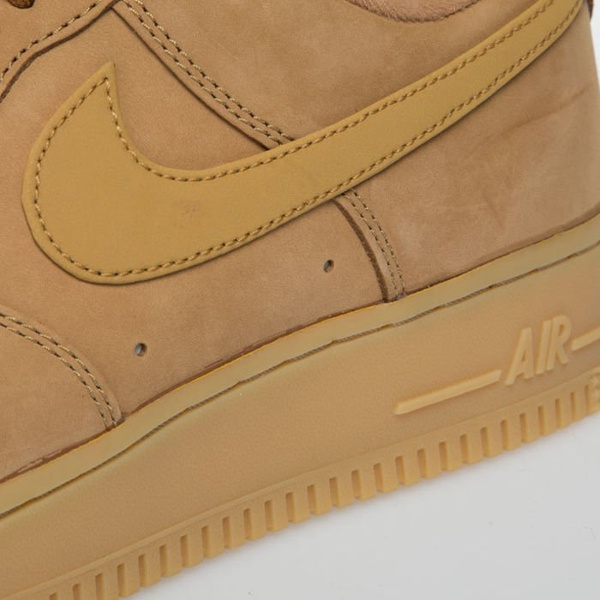 Sneakers buty Nike Air Force 1 '07 WB flax/wheat-gum light brown (CJ9179-200)