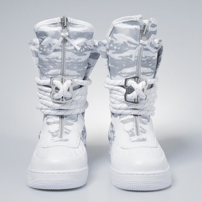 Sneakers buty zimowe Nike SF AF1 High Premium white / white-white AA1130-100
