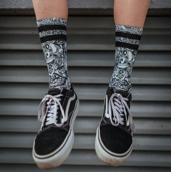 Skarpety American Socks Aliens Exist - Mid High multicolor Signature