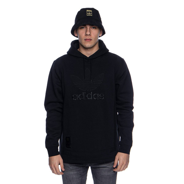 Bluza Adidas Originals Warm-Up Hoodie black/gold metallic