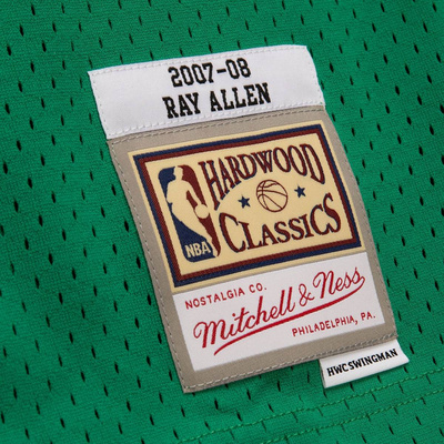 Mitchell & Ness Boston Celtics #20 Ray Allen Swingman Jersey green