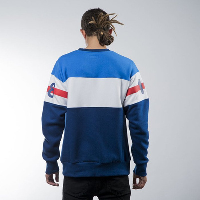 Koka sweatshirt Stripes crewneck navy / white / blue