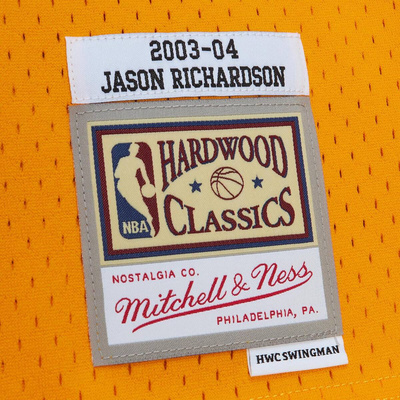 Mitchell & Ness Golden State Warriors #23 Jason Richardson Swingman Jersey  yellow
