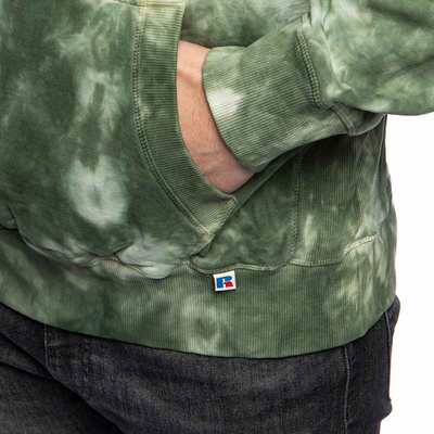 Russell Athletic Pullover Hoody Sweatshirt green/white