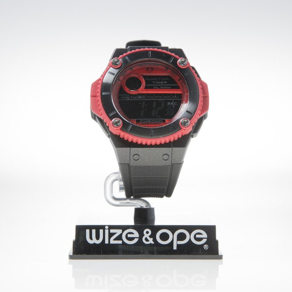Zegarek Wize & Ope wax-2-3 black / red