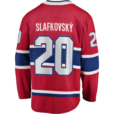Fanatics NHL Home Breakaway jersey Montreal Canadies #20 Juraj Slafkovsky red