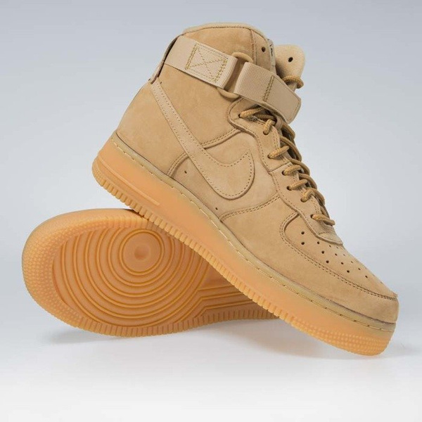 Sneakers buty Nike Air Force 1 High '07 LV8 WB flax/flax-outdoor green (882096-200)