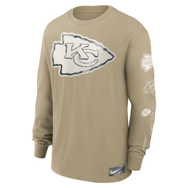 Koszulka Nike NFL Kansas City Chiefs Nike Long Sleeve Max 90 T-Shirt tan