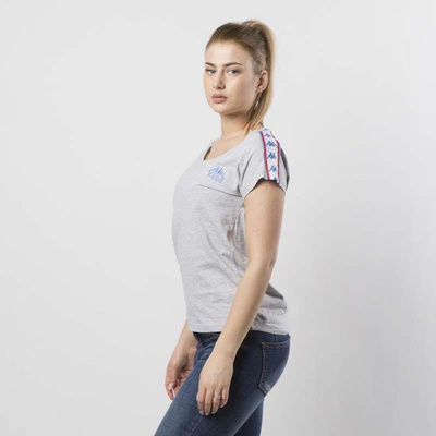 Koszulka damska Kappa Chiara T-shirt grey melange 303901-18M