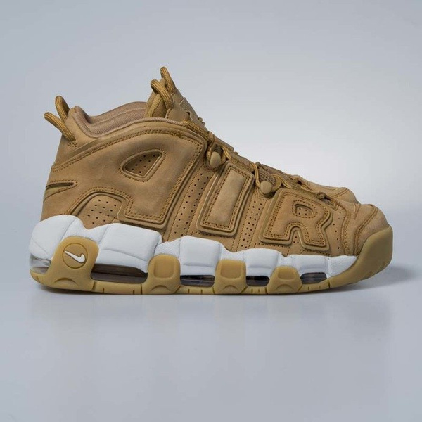Sneakers buty Nike Air More Uptempo Premium flax / flax-phantom AA4060-200