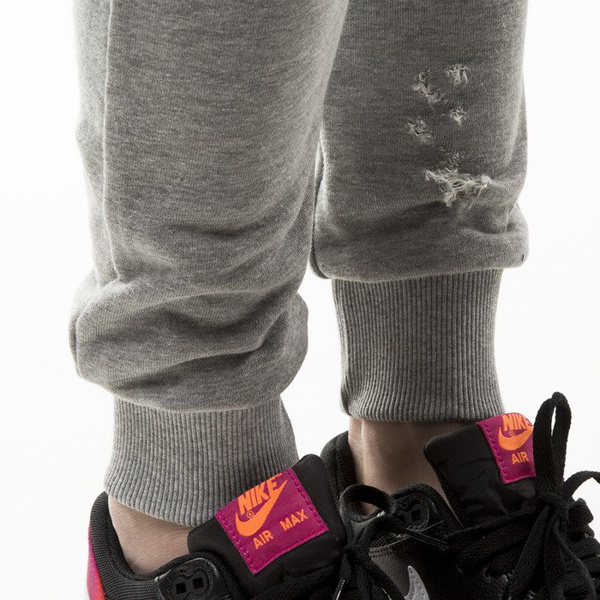 Spodnie dresowe Criminal Damage Shoreditch Jogger grey WMNS