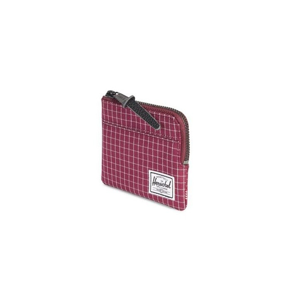 Portfel Herschel Johnny + Wallet wine grid 10362-01640