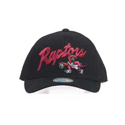 Czapka Mitchell & Ness snapback Toronto Raptors black Front Line Snapback