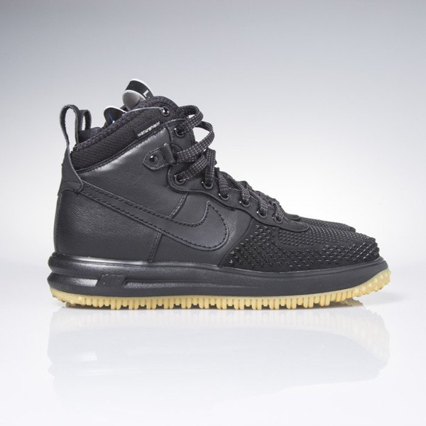 Sneakers buty zimowe Nike Lunar Force 1 Duckboot black / black-metallic silver-an 805899-003