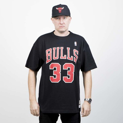 Koszulka Mitchell & Ness Chicago Bulls #33 Scottie Pippen black Name & Number Traditional