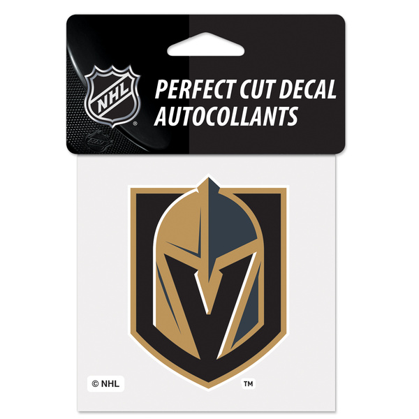 WinCraft NHL Perfect Cut Color Decal 4x4 Vegas Golden Knights
