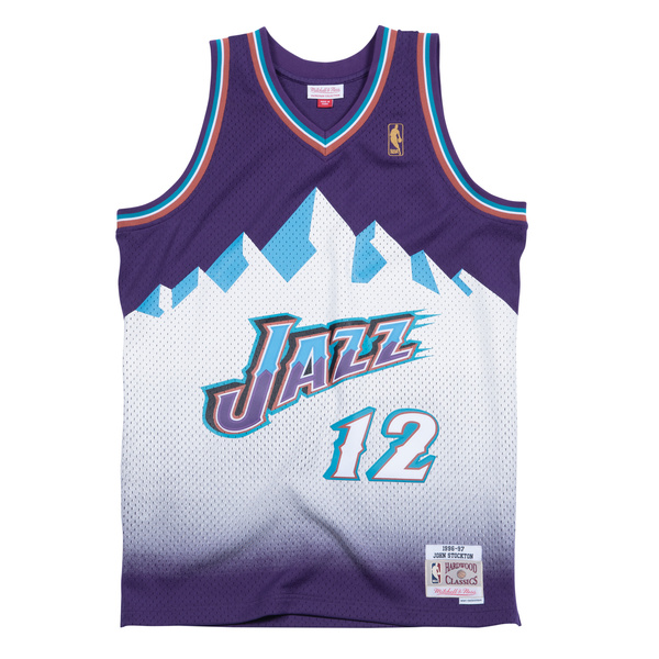 Mitchell & Ness Utah Jazz #12 John Stockton purple Swingman Jersey