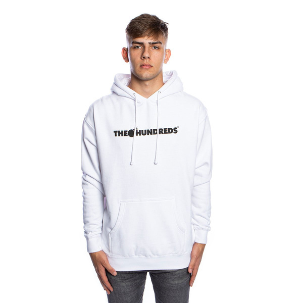 Bluza The Hundreds Bar Logo Pullover Hoodie biała