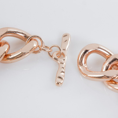 Stussy chain No. 4 Lock Necklace rose gold