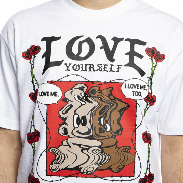 Koszulka Chinatown Market Never Be Alone Bear T-shirt biała