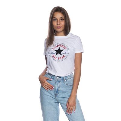 Koszulka damska Converse Nova Chuck Pad T-shirt biała