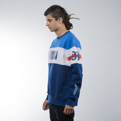 Koka sweatshirt Stripes crewneck navy / white / blue