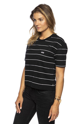 T-shirt Vans WM Otw Stripe Top Tee black