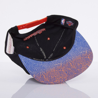 Mitchell & Ness czapka snapback New York Knicks black Court Vision
