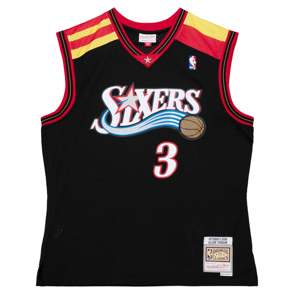 Mitchell & Ness Philadelphia 76ers #3 Allen Iverson Alternate Jersey black