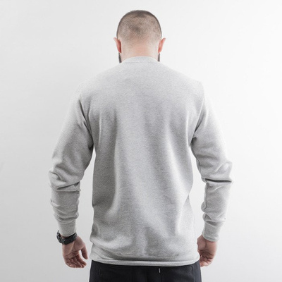 Crooks & Castles bluza crewneck Cocaine & Caviar Foil heather grey / gold