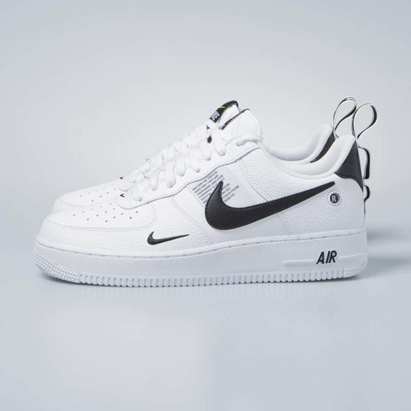 Sneakers buty Nike Air Force 1 '07 LV8 Untility white / white-black-tour yellow (AJ7747-100)