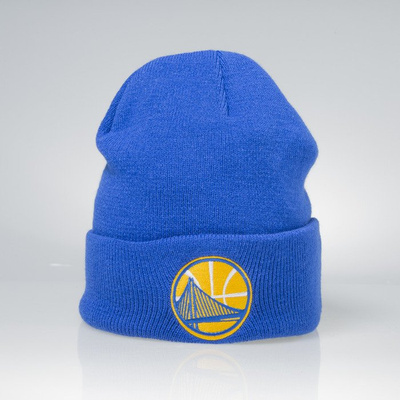 Mitchell & Ness czapka zimowa Golden State Warriors royal Team Logo Cuff EU785