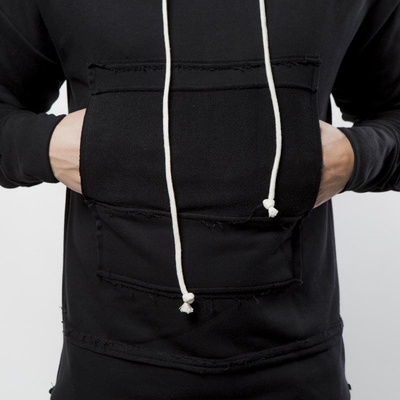 Urban Flavours Mental Hybrid Hoodie black 