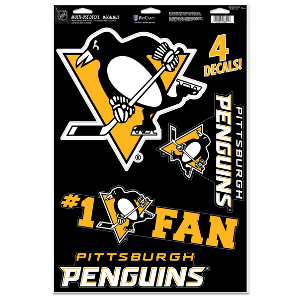 Naklejka WinCraft NHL Multi-Use Decal 11x17 Pittsburgh Penguins