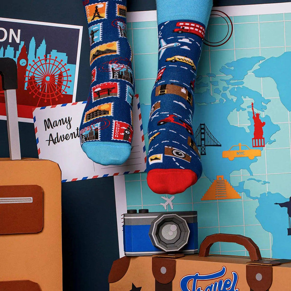 Many Mornings skarpety The Traveler