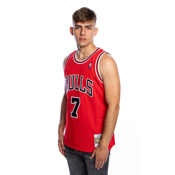 Koszulka Mitchell & Ness Chicago Bulls #7 Toni Kukoc czerwona Swingman Jersey