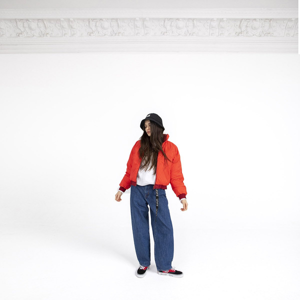 Spodnie damskie Levi's Balloon Leg Air Head Jeans granatowe