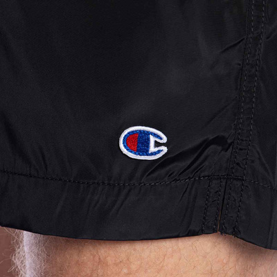 Champion Small C Logo Swim Shorts black