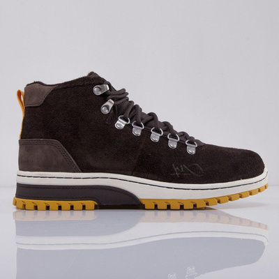 K1X buty zimowe H1ke Territory Classic Le dark brown / mustard (1000-0220/7210)