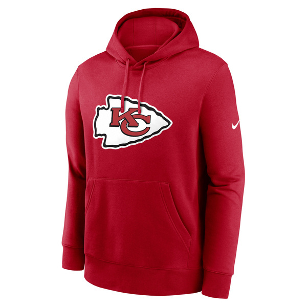 Bluza Nike Men's NFL Kansas City Chiefs Nike Club Fleece Pullover Hoodie red