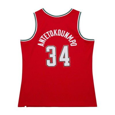Mitchell & Ness Milwauke Bucks Swingman Jersey Giannis Antetokounmpo red