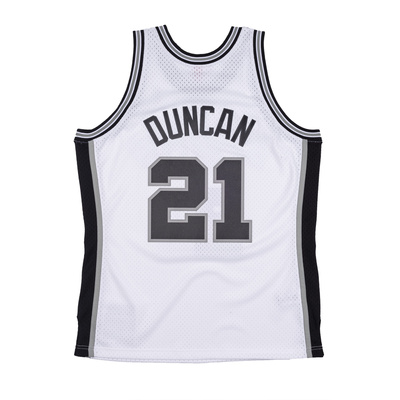 Koszulka Mitchell & Ness San Antonio Spurs #21 Tim Duncan biała Swingman Jersey