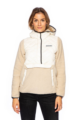 Bluza damska Columbia Sweet View Fleece Hooded Pullover ecru