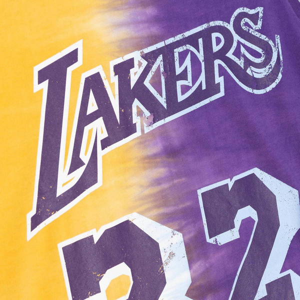 Mitchell & Ness tank top Los Angeles Lakers Tie Dye Cotton N&M Tank purple/yellow