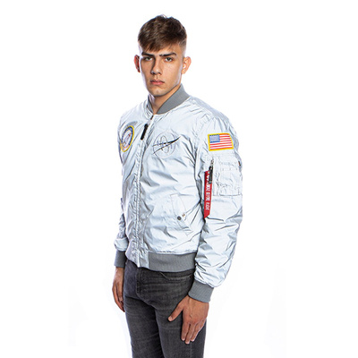 Alpha Industries MA-1 Nasa Reflective Jacket silver/reflective