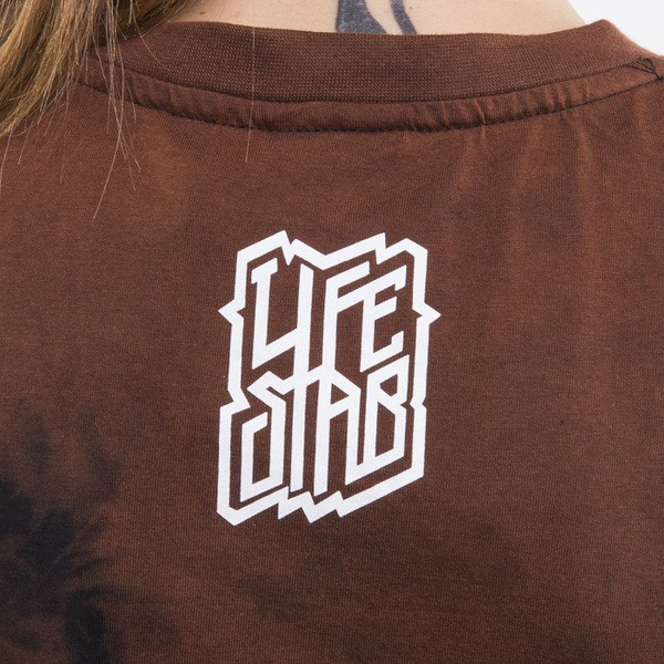 Life/Stab koszulka t-shirt Emblem brown WMNS